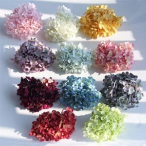 Artificial Hydrangea Flower Heads all color
