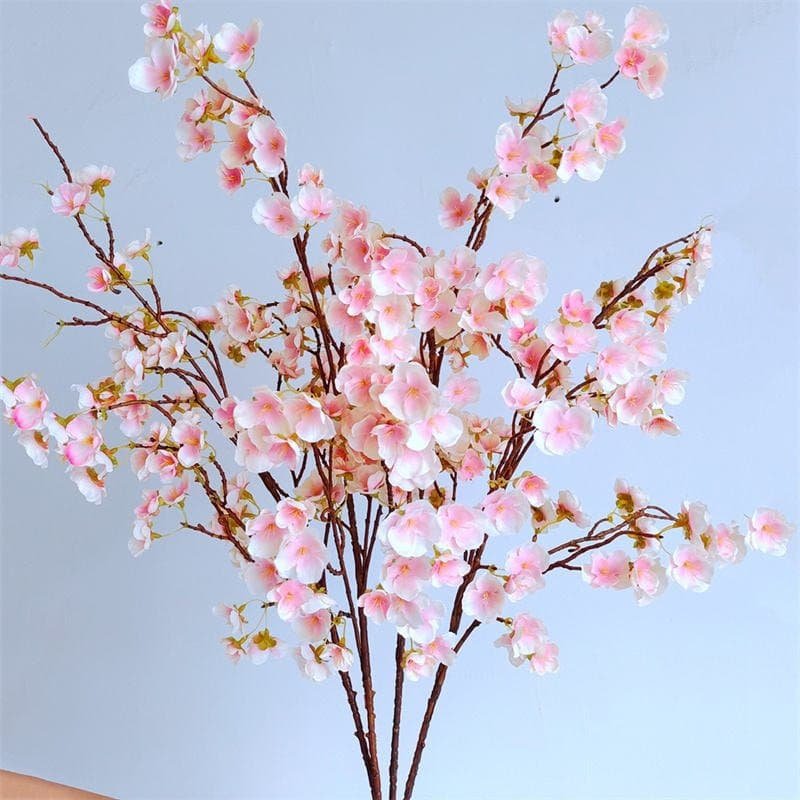 Artificial Pink Plum Blossom Branches