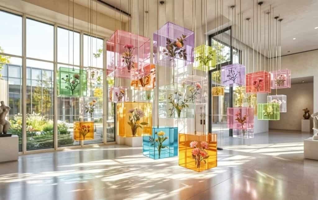 Event & Exhibition Design with artifical flower